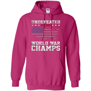 Independence Day T-shirt Undefeated 2-Time World War Champs 4th Of July
