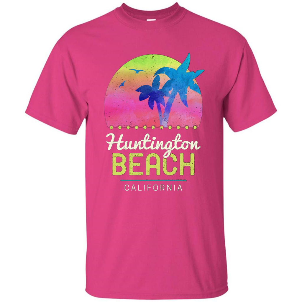 Huntington Beach California T-shirt Heliconia