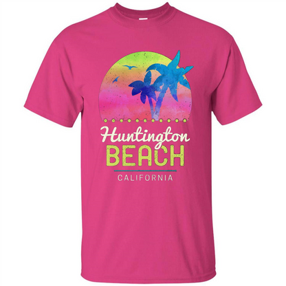 Huntington Beach California T-shirt Heliconia