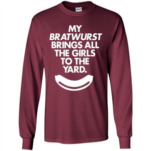 Oktoberfest T-shirt Funny My Bratwurst Sausage Shirt