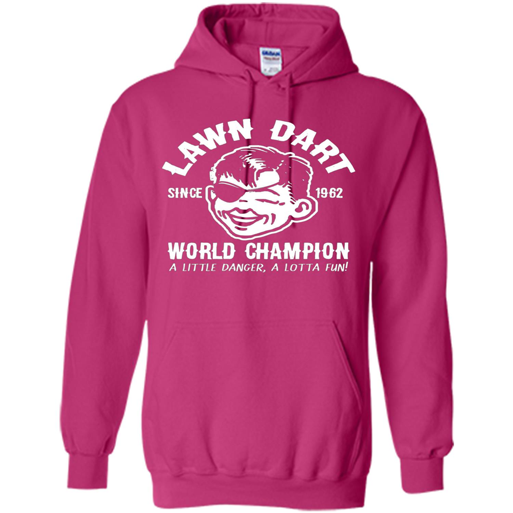 Lawn Dart Since 1962 World Champion Backyard Game T-shirt Heliconia