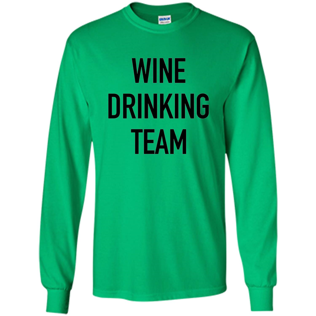 Drinking T-shirt Wine Drinking Team Irish Green