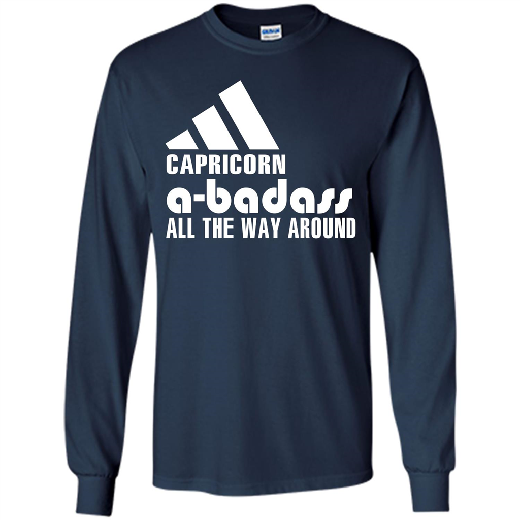 Capricorn A-Badass All The Way Around T-shirt Navy