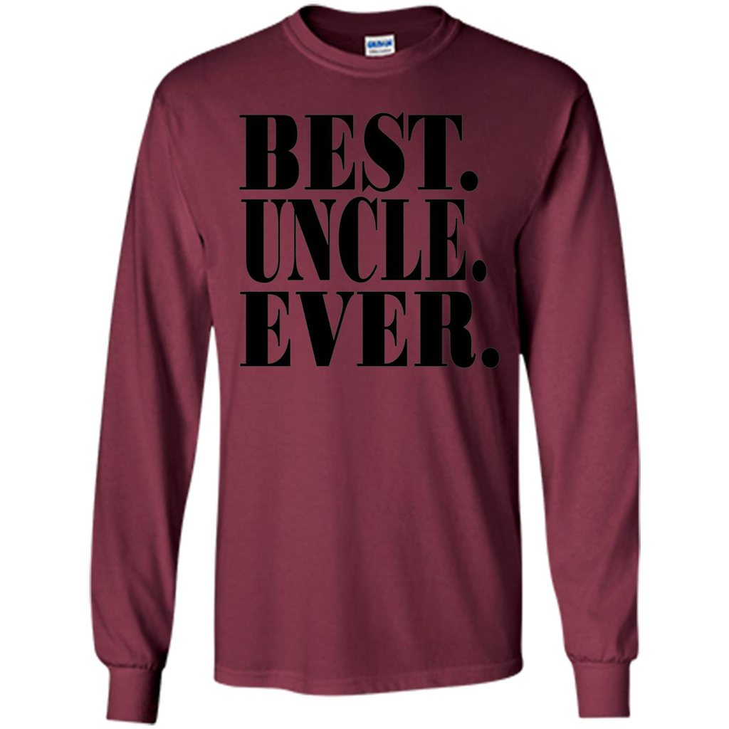 Best Uncle Ever T-shirt Maroon