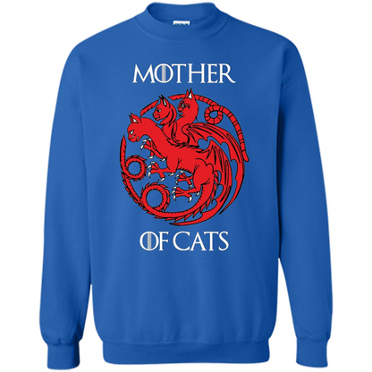 Cat Lovers T-shirt Mother of Cats Royal