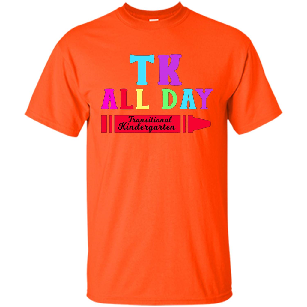 TK All Day Transitional Kindergarten T-shirt Orange