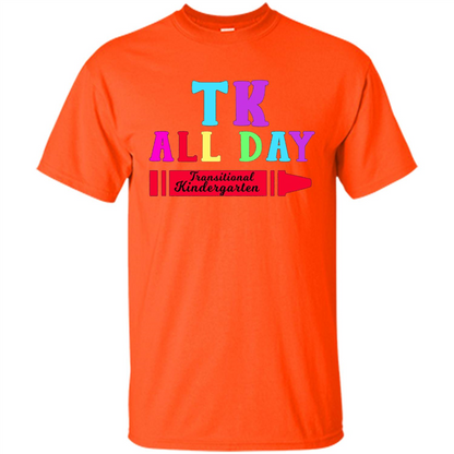 TK All Day Transitional Kindergarten T-shirt Orange