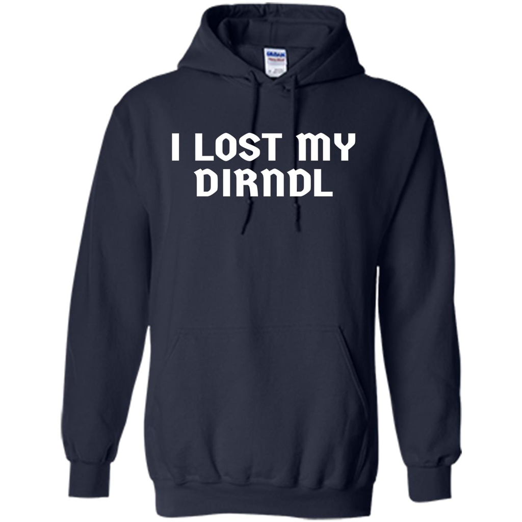I Lost My Dirndl Oktoberfest Beer Party T-Shirt Navy