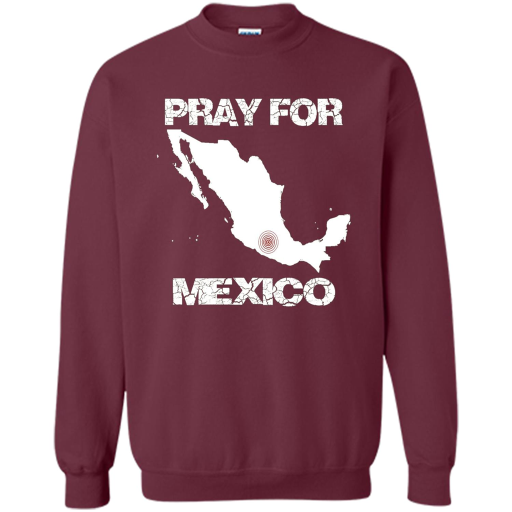 Pray For Mexico T-Shirt | Pray For Mexico Tshirt Maroon