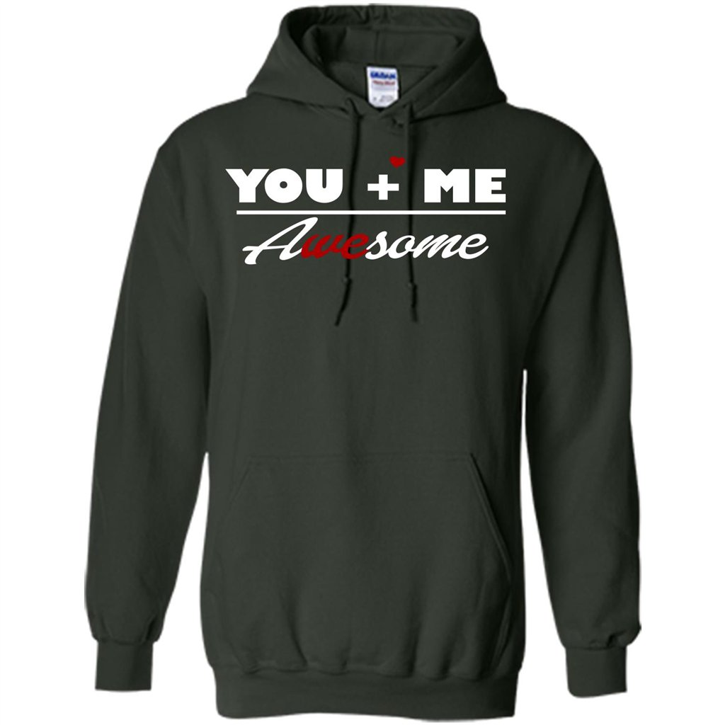 Love T-shirt You and Me Awesome Forest Green
