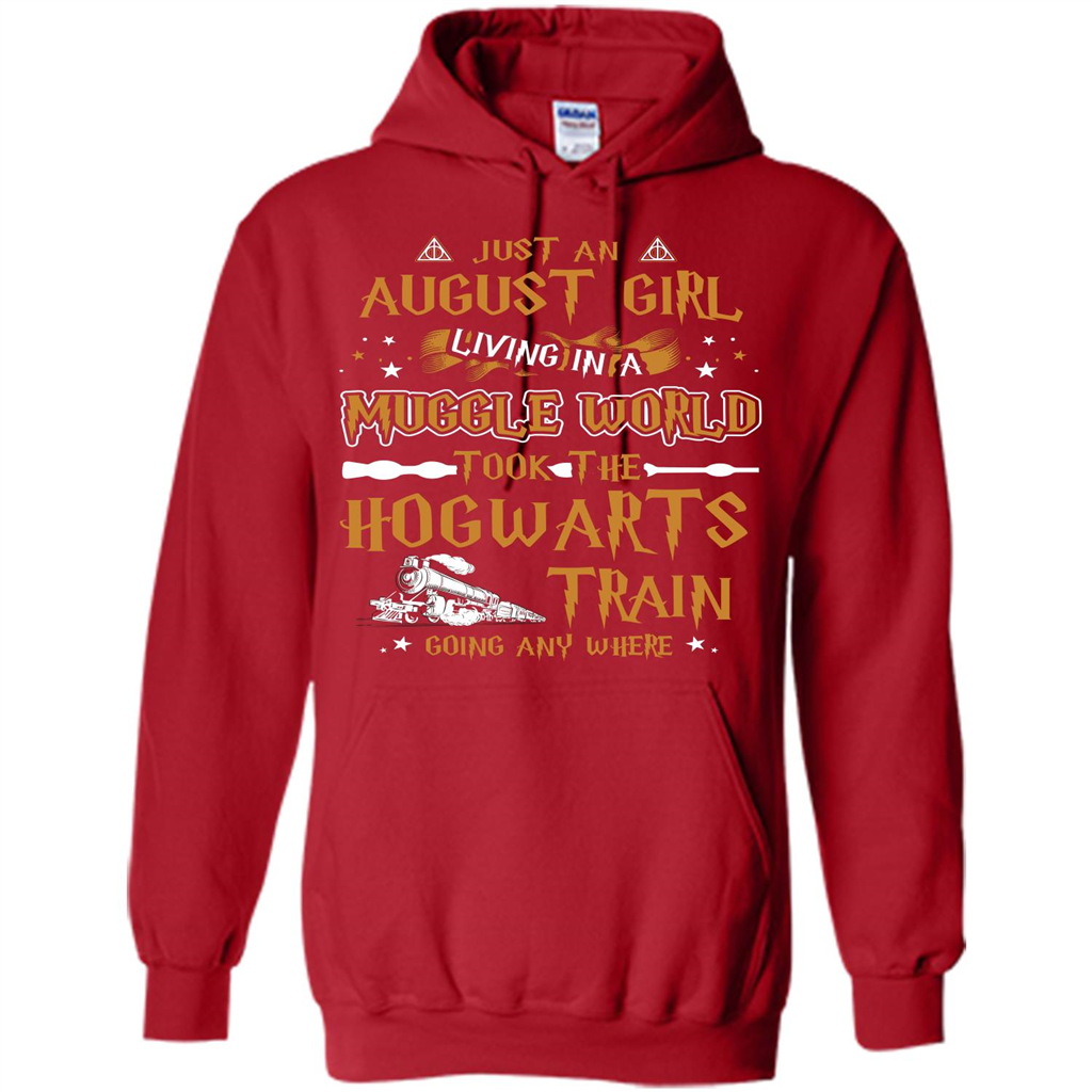 Harry Potter T-shirt Just An August Girl Living In A Muggle World