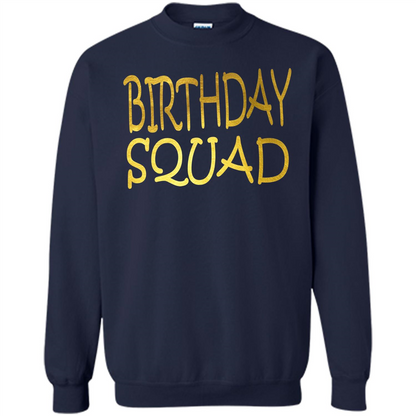 Birthday Squad T-shirt Navy