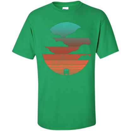 Driving Into The Sunset T-shirt Irish Green