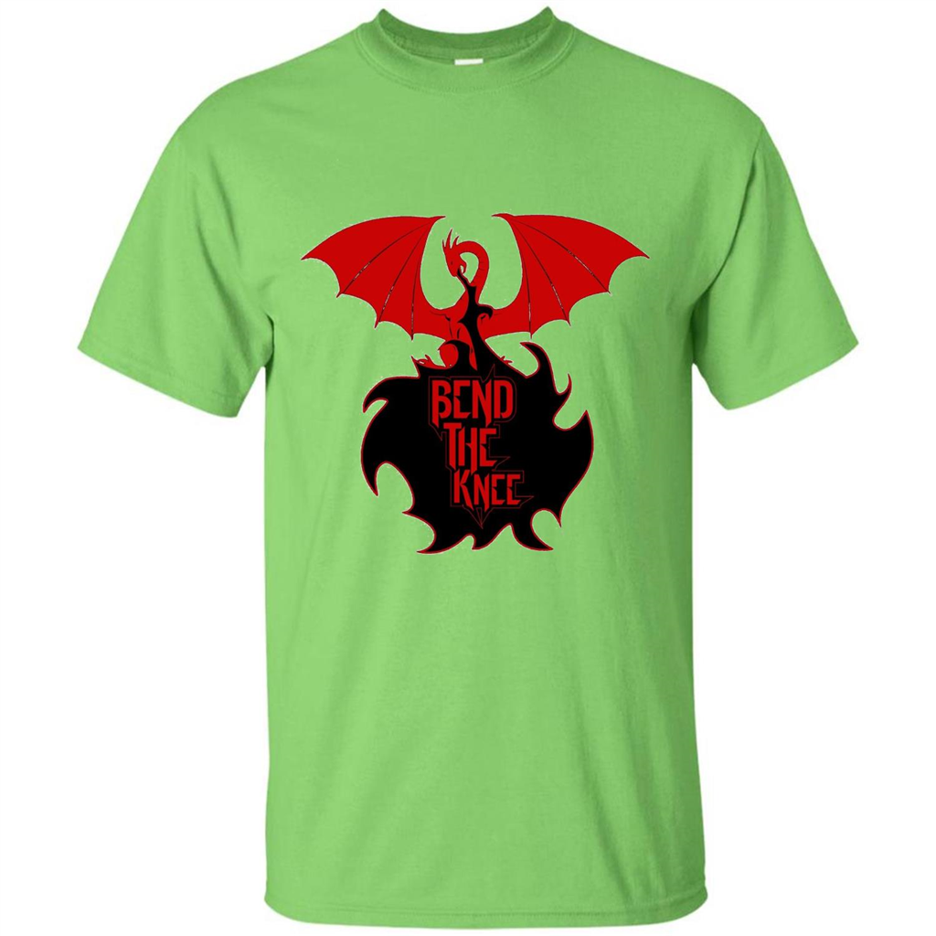 Movies T-shirt Bend The Knee T-shirt Lime
