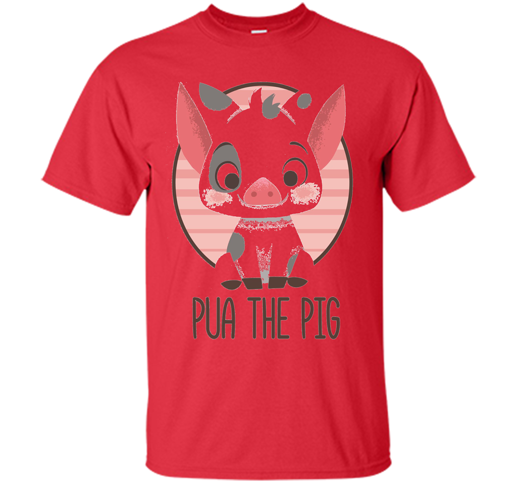 Disney Moana Pua The Pig T-shirt Red