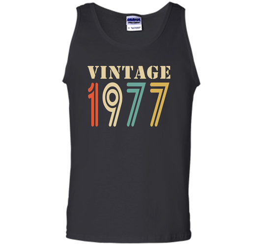 Vintage 1977 - 40th birthday gift shirt t-shirt Black