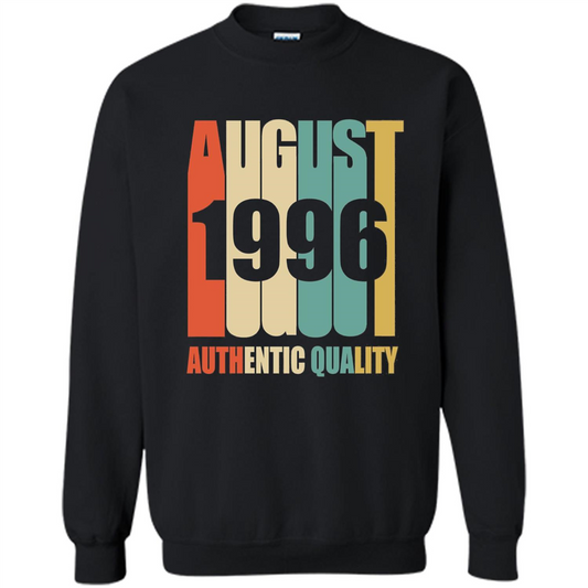 August 1996 Authentic Quality T-shirt Black