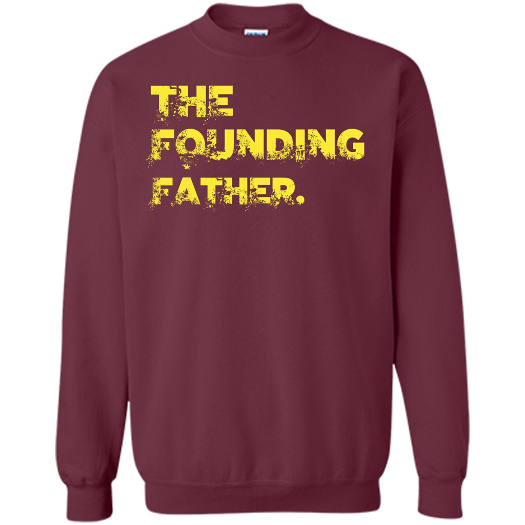 Fathers Day T-shirt The Founding Father Maroon