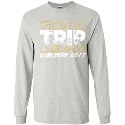 Summer T-shirt Road Trip Squad Summer 2017 Ash