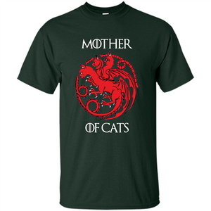 Cat Lovers T-shirt Mother of Cats