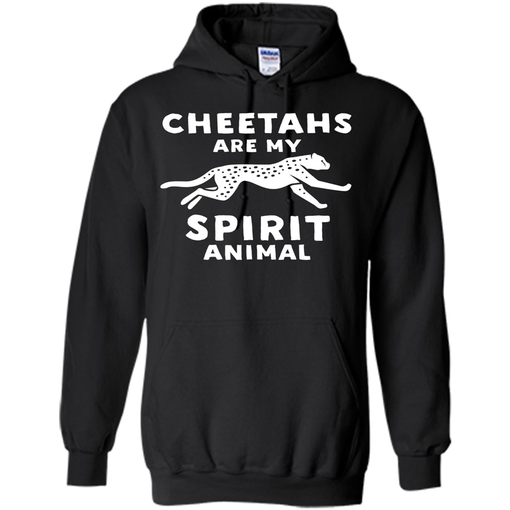 Cheetahs Are My Spirit Animal T-shirt Black