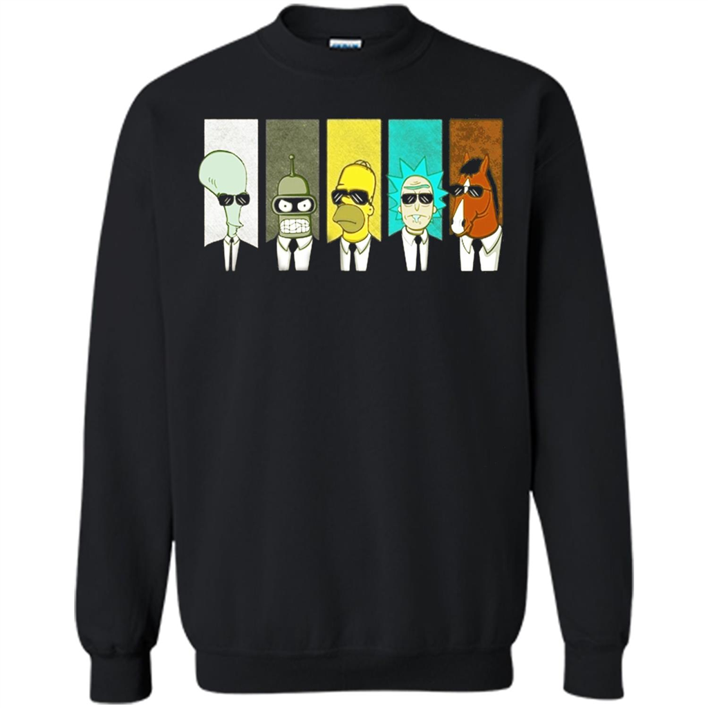 Form Into Rick And Go To The Morty T-shirt Black
