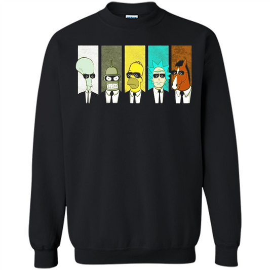 Form Into Rick And Go To The Morty T-shirt Black