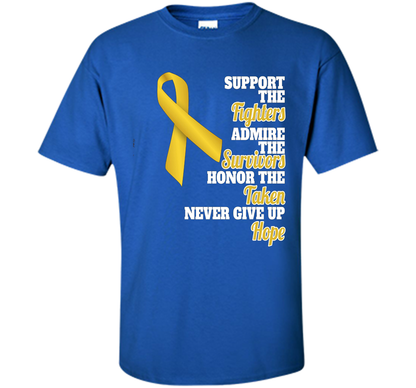 Cancer Awareness T-shirt Support Childhood Cancer Awareness Royal