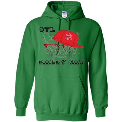STL Rally Cat T-Shirt Saint Louis Rally Cat T-shirt Irish Green