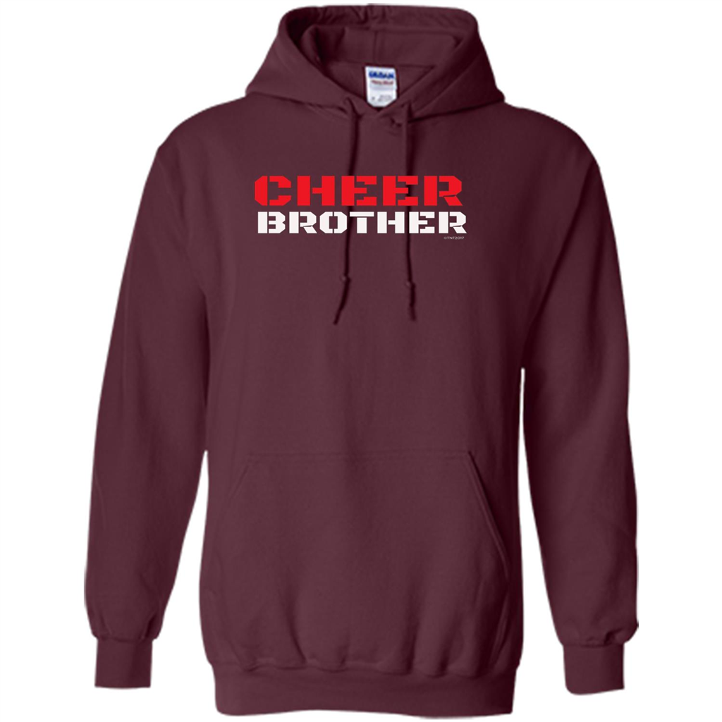 Cheer Brother T-Shirt for Brothers of Cheerleaders Maroon