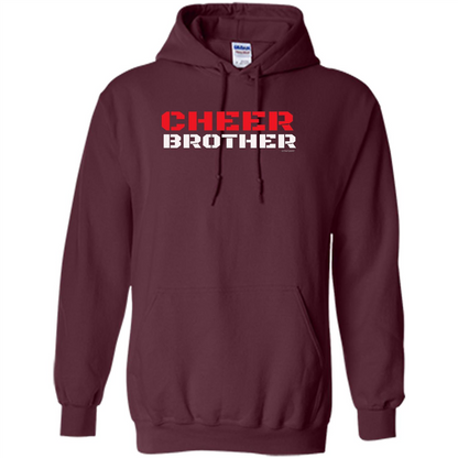 Cheer Brother T-Shirt for Brothers of Cheerleaders Maroon