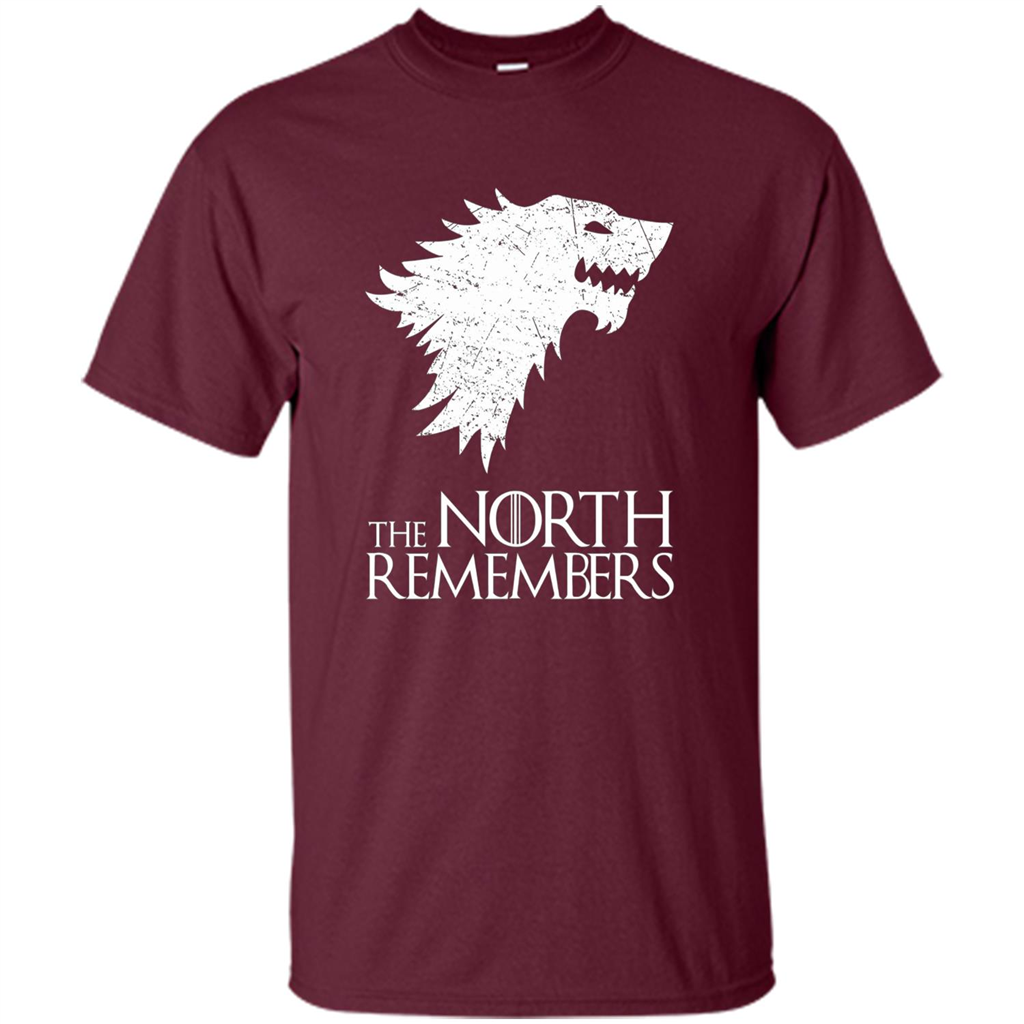 The North Remembers T-Shirt GoT T-shrit Maroon