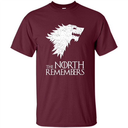 The North Remembers T-Shirt GoT T-shrit Maroon