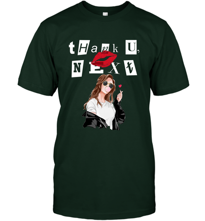 Thank You Next Girls Shirt T-Shirt T-Shirt Forest Green