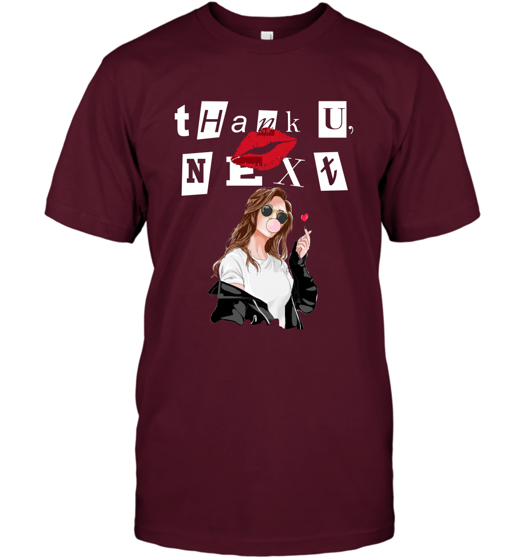 Thank You Next Girls Shirt T-Shirt T-Shirt Maroon