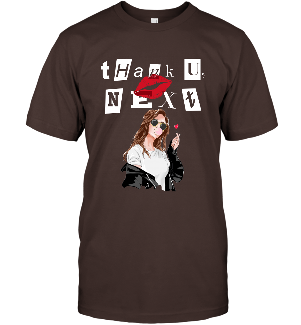 Thank You Next Girls Shirt T-Shirt T-Shirt Dark Chocolate