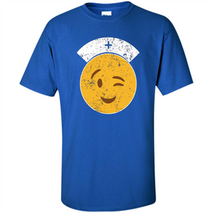 Nurse T-shirt Funny Nurse Emoji T-shirt