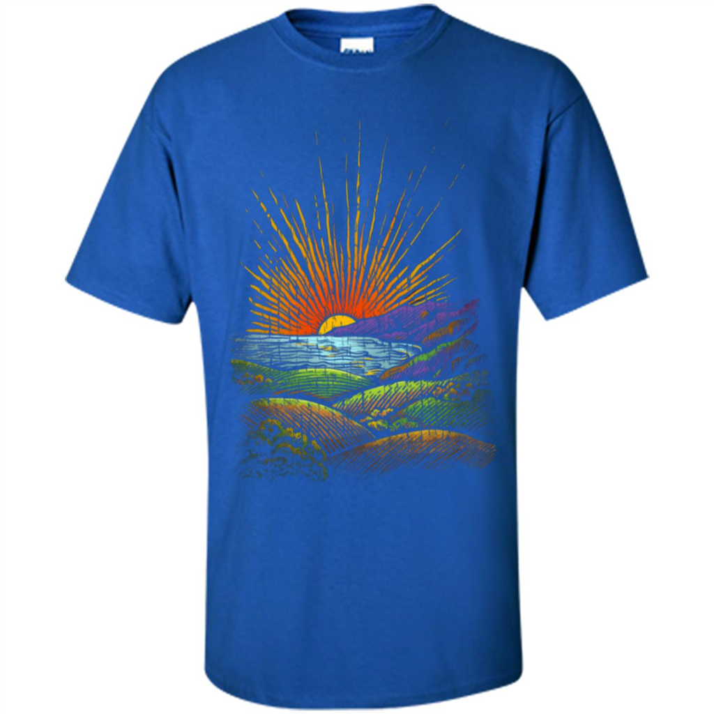 Sunrise In The Morning T-Shirt Royal