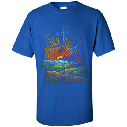 Sunrise In The Morning T-Shirt Royal