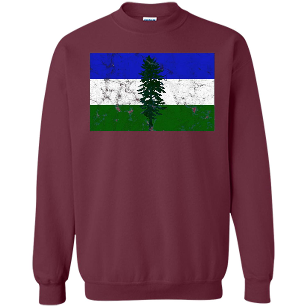 Distressed Cascadia Doug Flag Pacific Northwest T-shirt