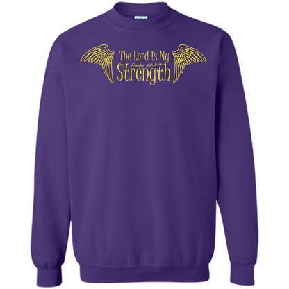 Christian T-shirt The Lord Is My Strength Orange