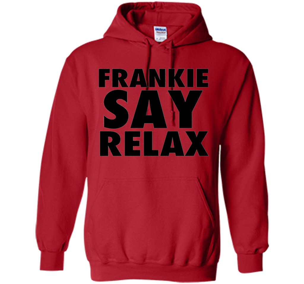 Frankie Say Relax T-Shirt 1980s Retro Clothing 80s Apparel cool shirt Red