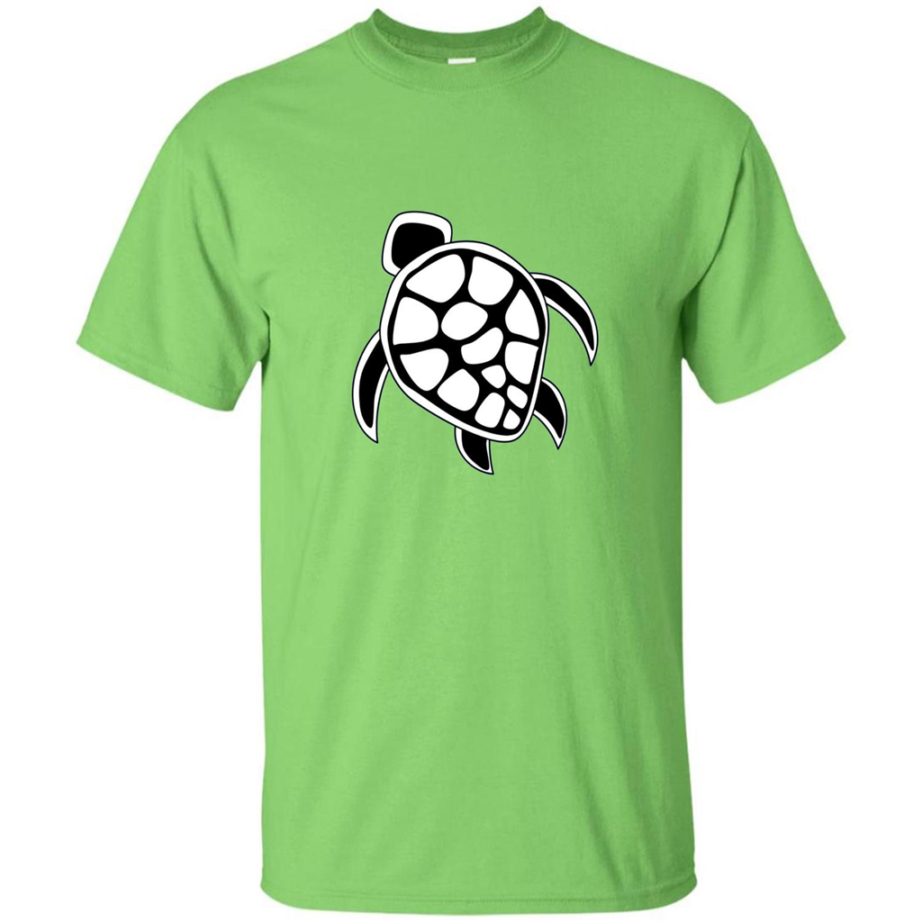 Save the Sea Turtles T-shirt Lime