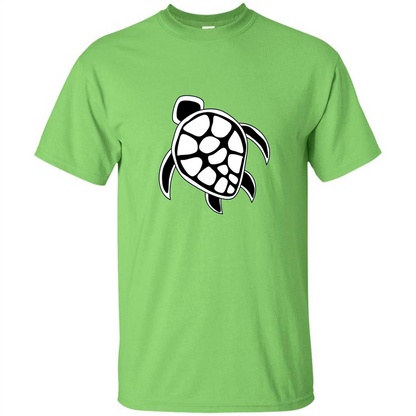 Save the Sea Turtles T-shirt Lime