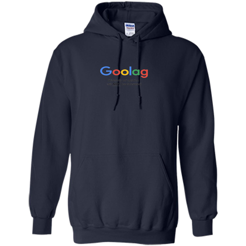 Goolag T-shirt Diverity Of Opinion Will Not Be Tolerated Navy