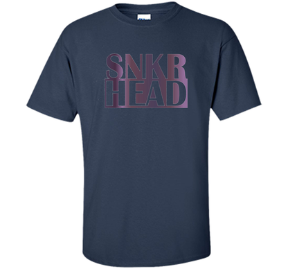 Sneaker Head Eggplant Foams T-shirt Navy