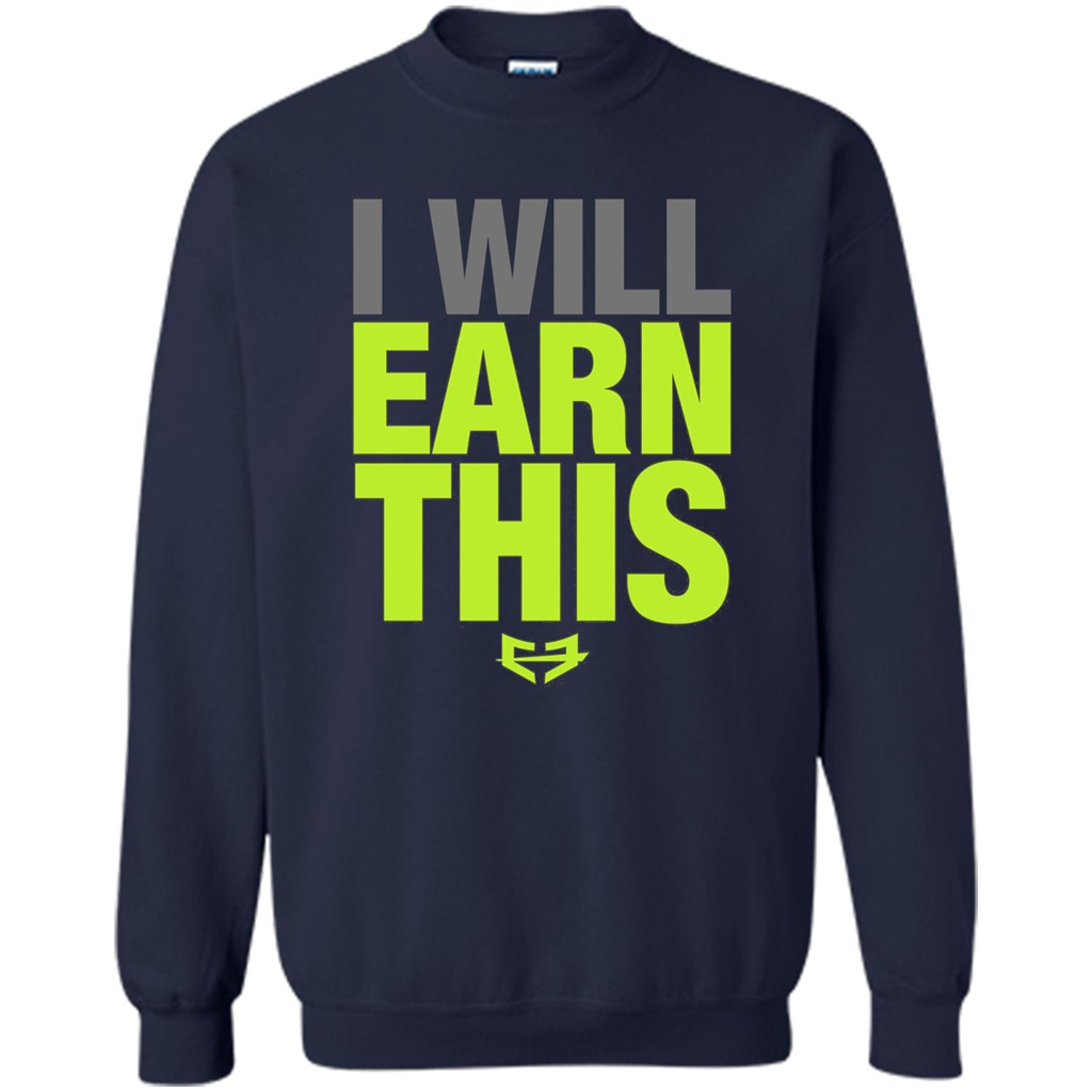 I Will Earn This T-shirt Navy