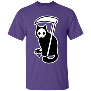 Cat Grimm Reaper T-shirt