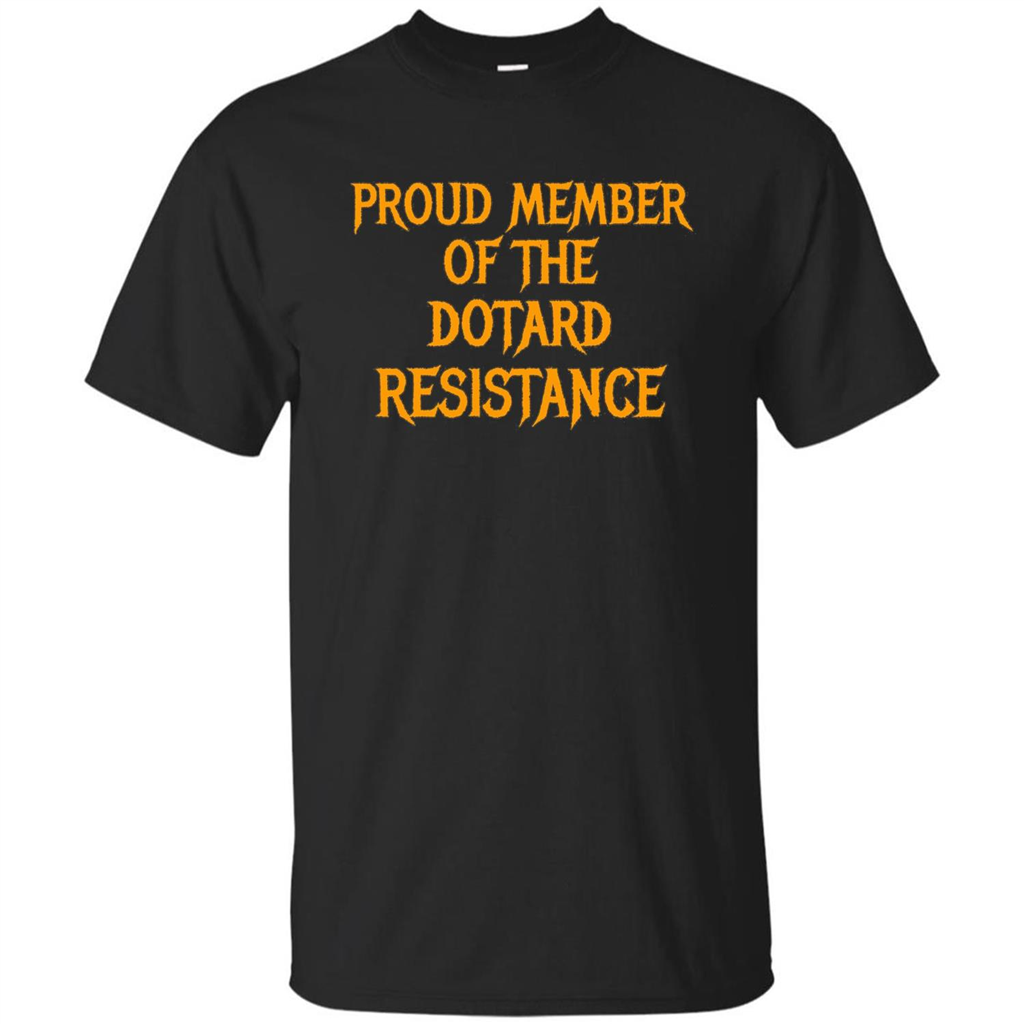 American President T-shirt Proud Member Of The Dotard Resistance T-shirt Black