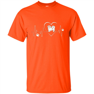 Pekehund T-shirt Pekehund Heart Beat T-shirt